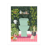 Botanical Loo in Tropical Bathroom (Print Only) thumbnail