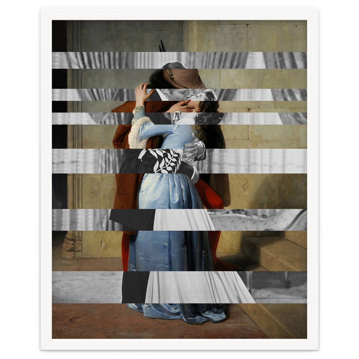 Hayez's "The Kiss" & Clark Gable and Vivien Leigh