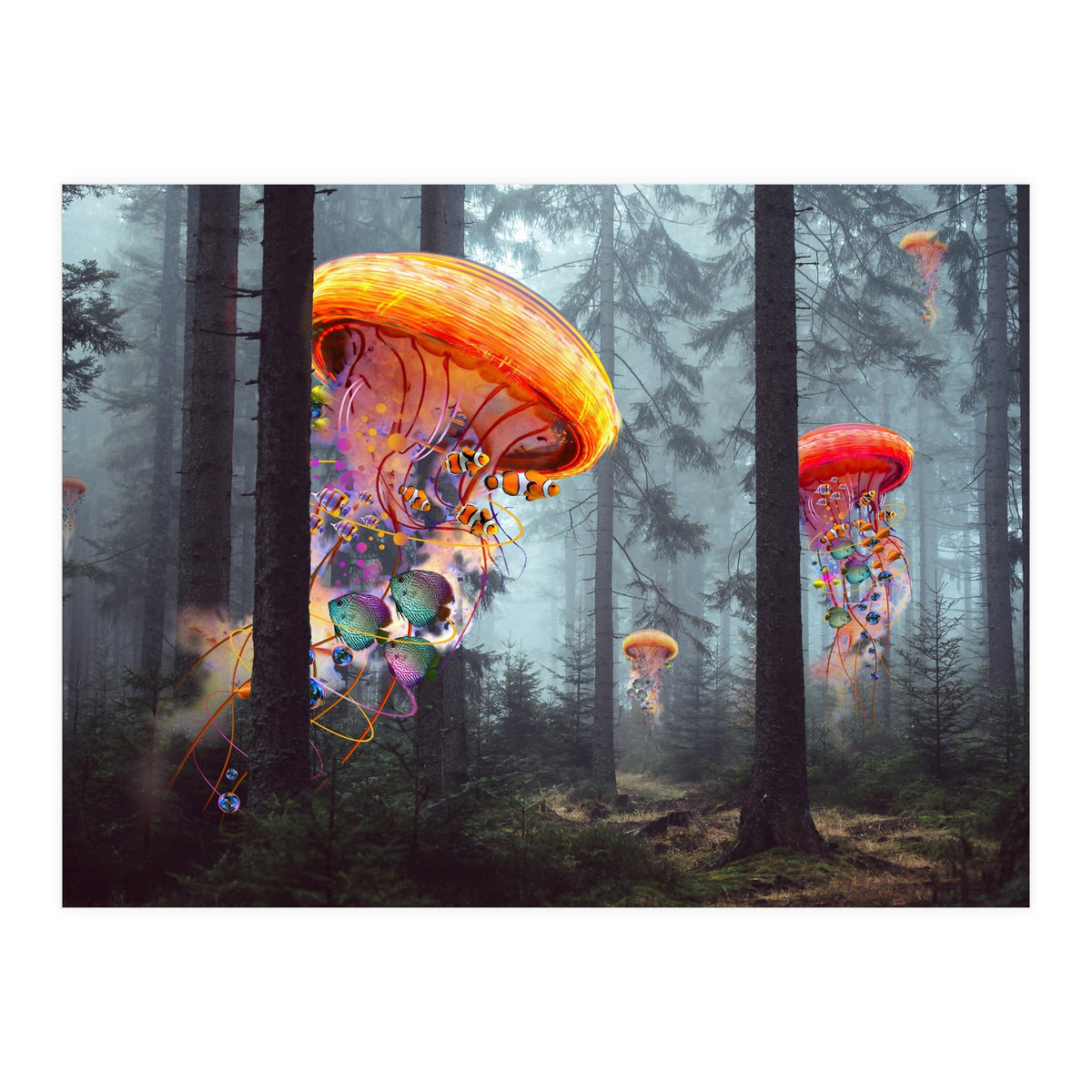 Forest Jellyfish For Print7000 (Print Only)