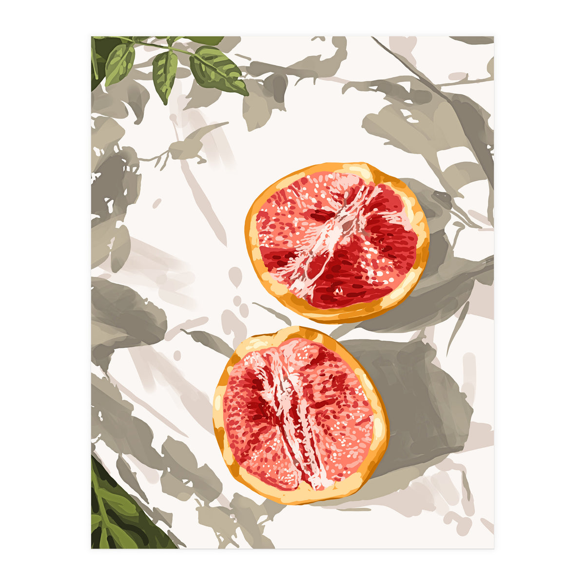 Grapefruit Kinda Zest For Life (Print Only)