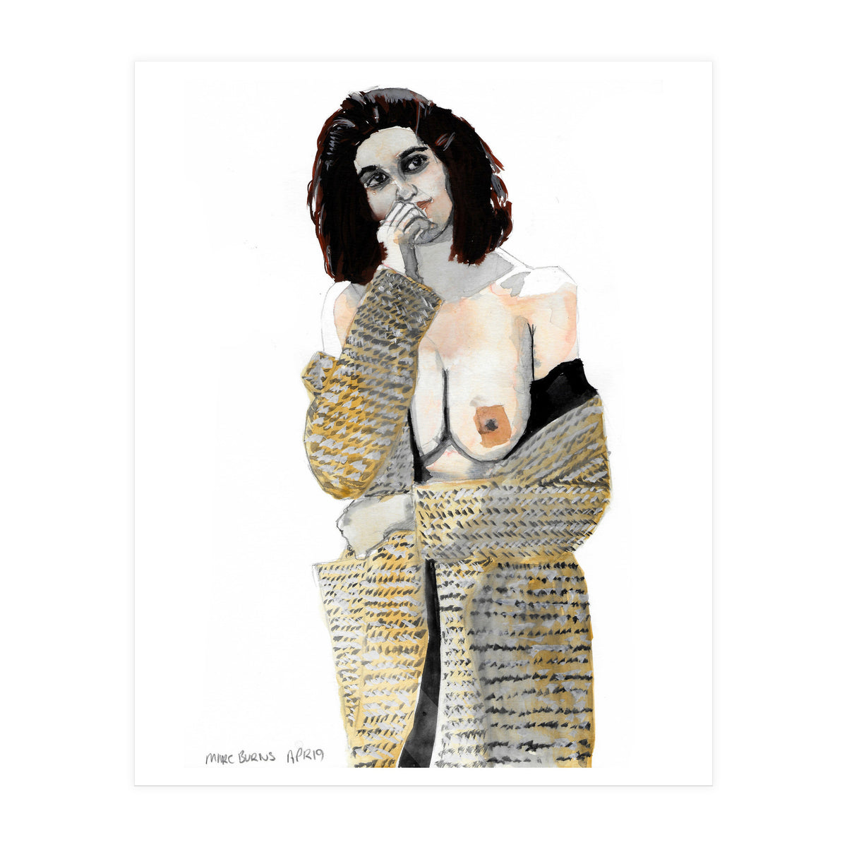 Untitled #15 - Woman in coat (Print Only)