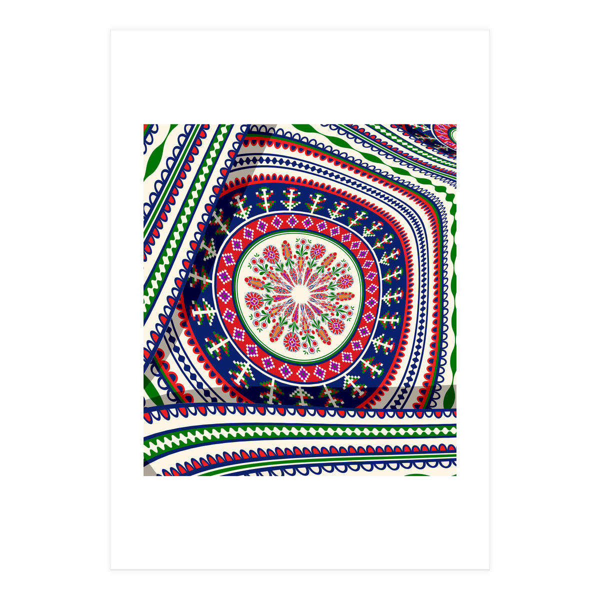 Romanian embroidery background 23 (Print Only)