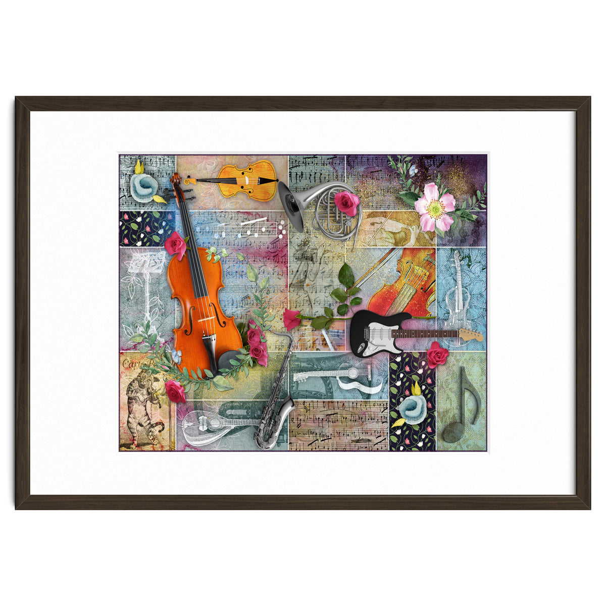 Musical Garden Collage