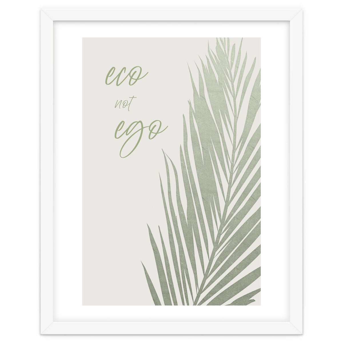 Eco not ego
