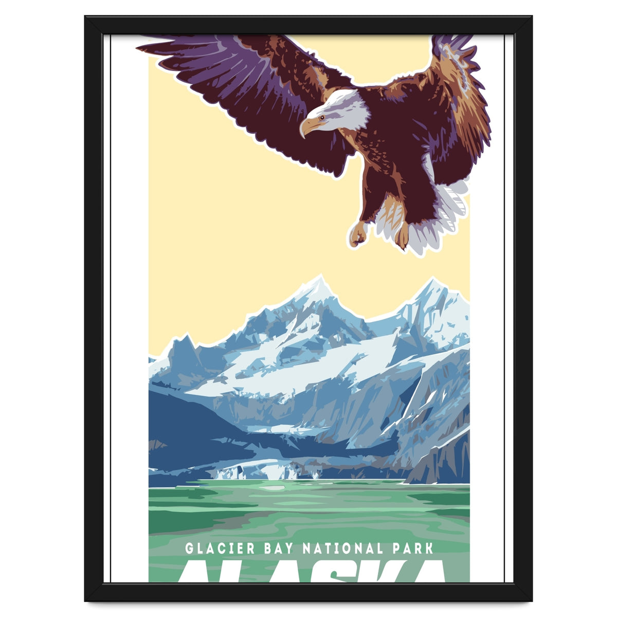 Alaskan Eagle Poster