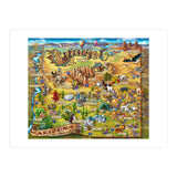 Arizona Illustrated Map (Print Only) thumbnail