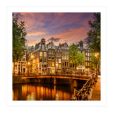 AMSTERDAM Idyllic impression from Singel  (Print Only) thumbnail