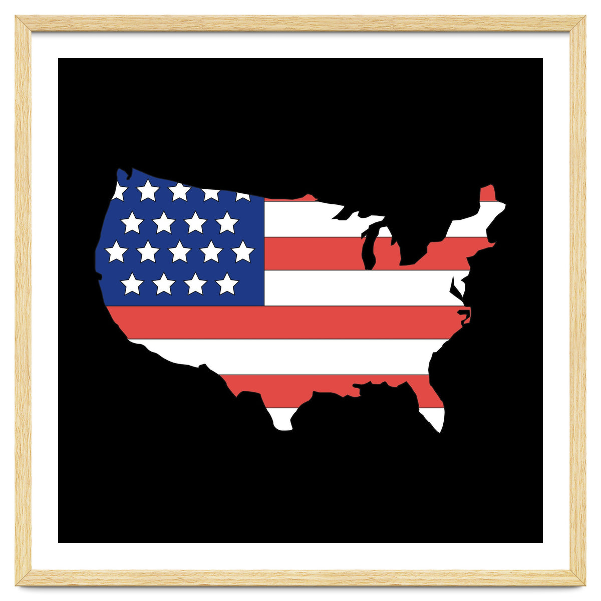 4th Of July, Patriot USA Map