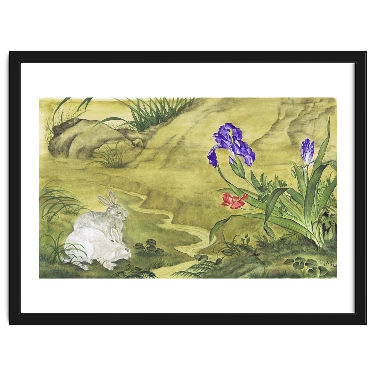 Rabbits, Iris & Poppy