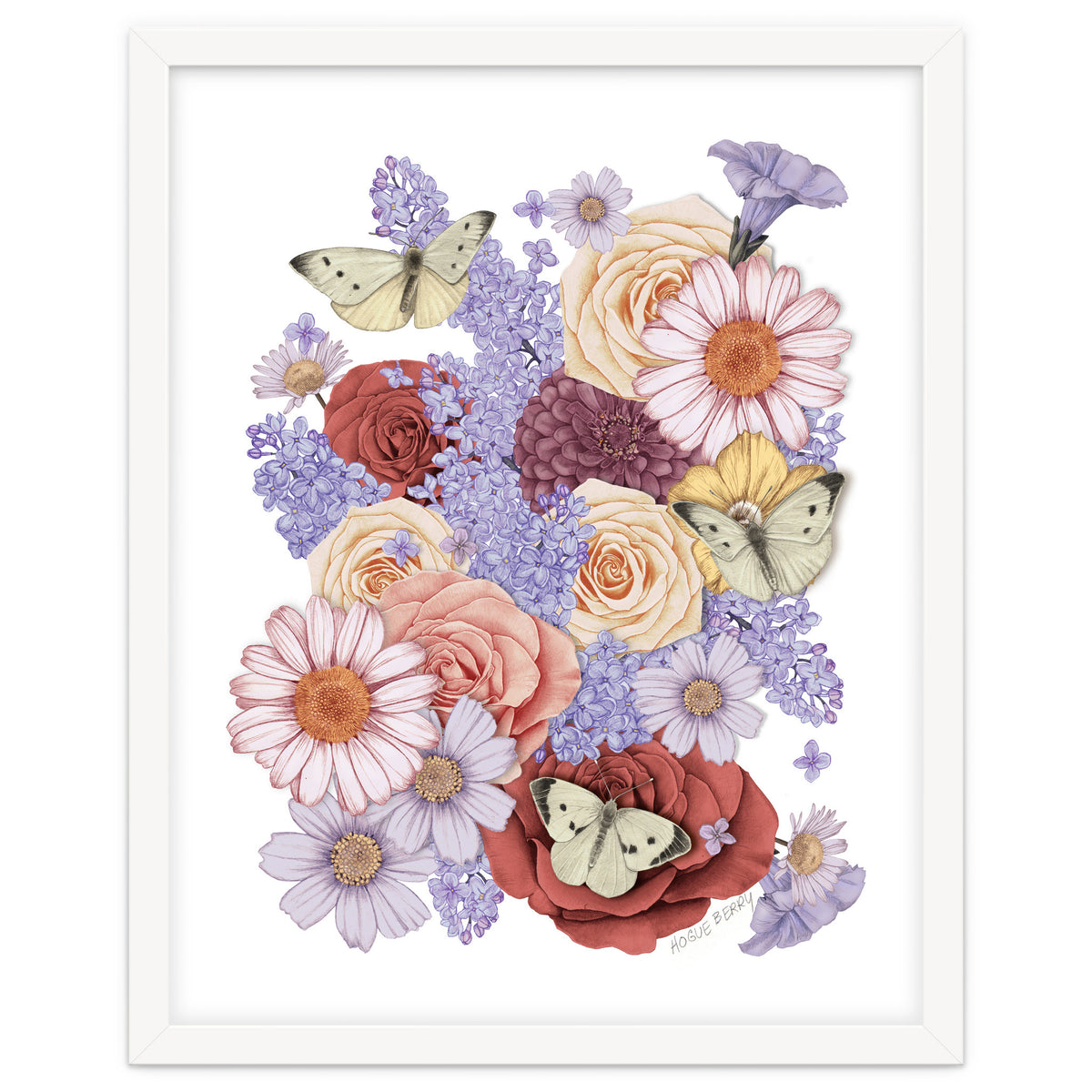 Flowers and Butterflies