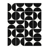 Mid-Century Modern Pattern No.3 - Black and White Concrete (Print Only) thumbnail