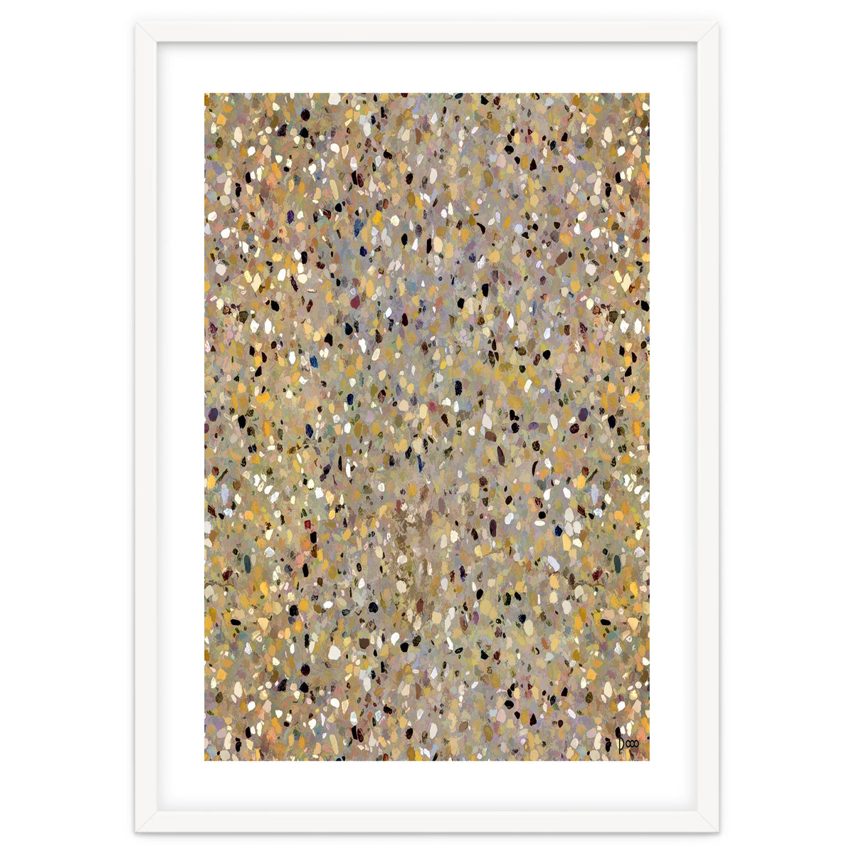 Golden Brown Terrazzo