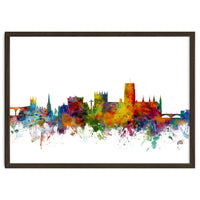 Durham England Skyline Cityscape