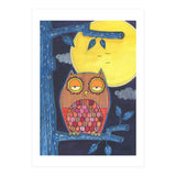 Sleepy Owl (Print Only) thumbnail