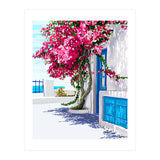 Better days are on their way | Greece Santorini Island Travel | Summer Architecture Positivity (Print Only) thumbnail