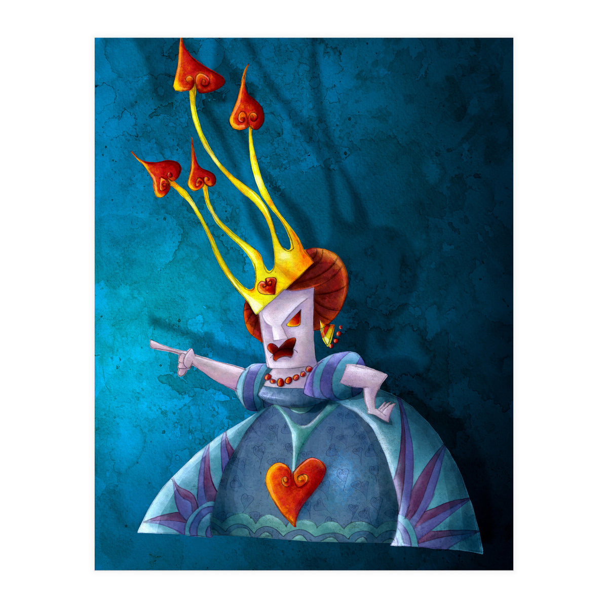 The Queen of Hearts (Print Only)