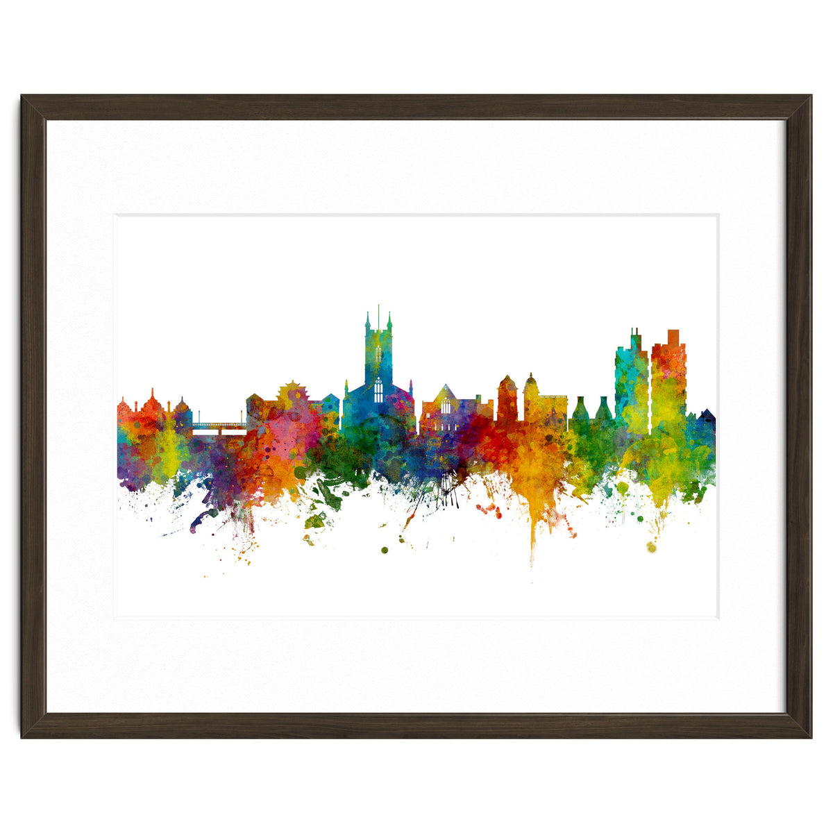 Stoke-on-Trent England Skyline