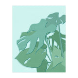 Minimal Monstera Leaves - Greener Eden (Print Only) thumbnail
