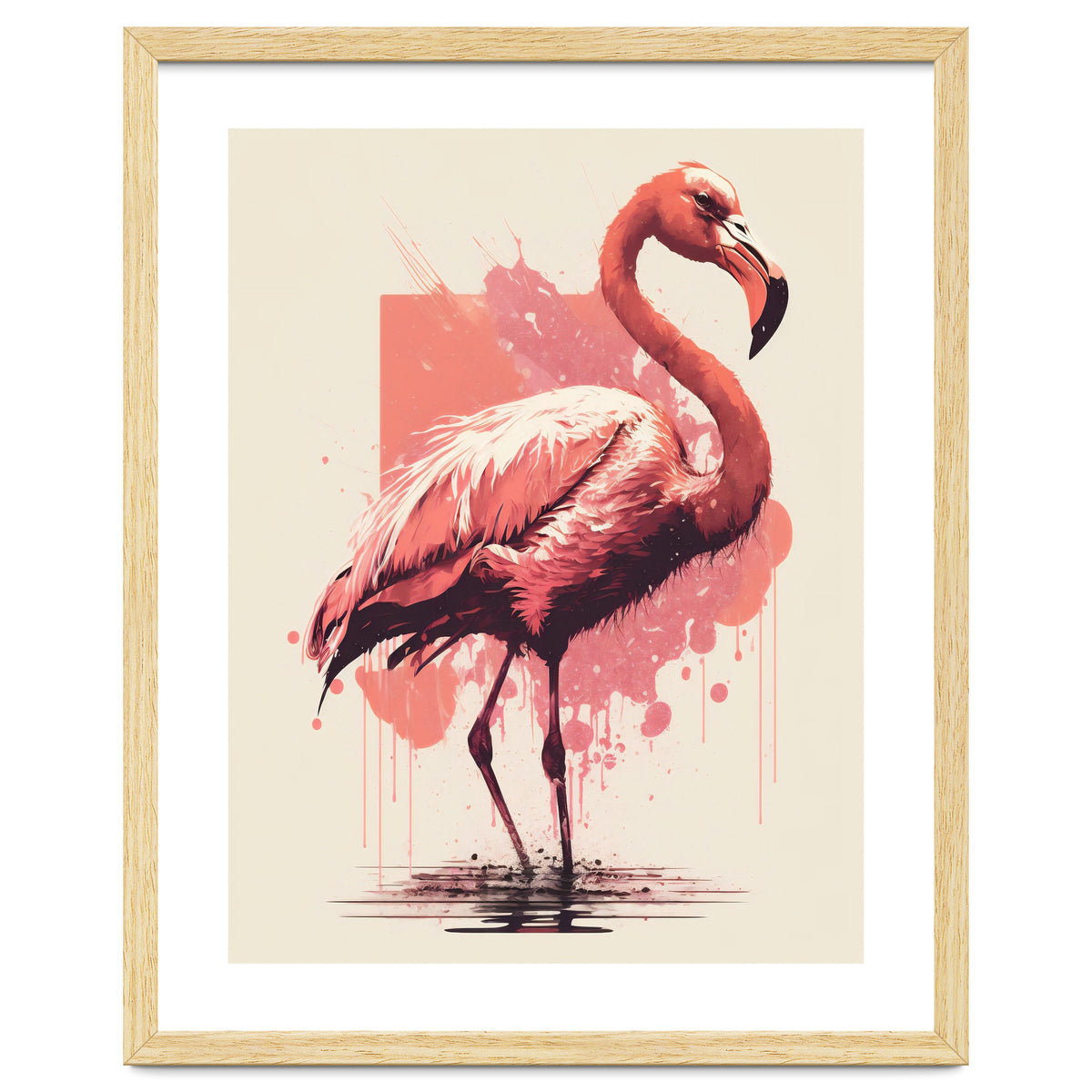 Flamingo Painting