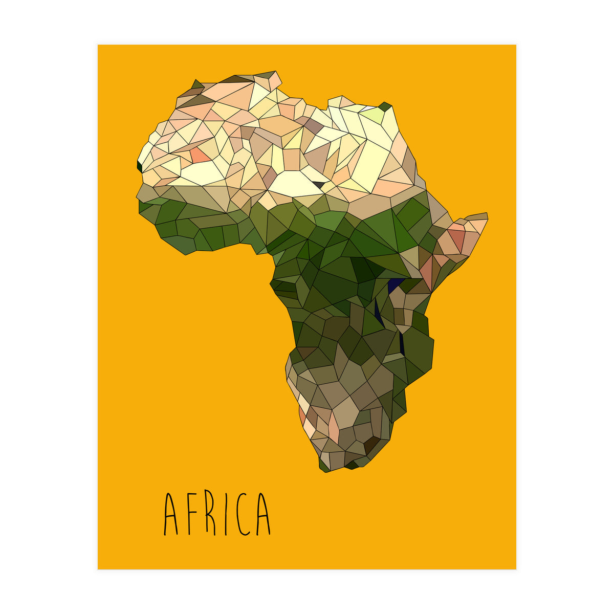 AFRICA – Yellow  (Print Only)