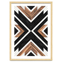 Urban Tribal Pattern No.1 - Concrete and Wood