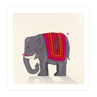 Elephant and Bird (Print Only)