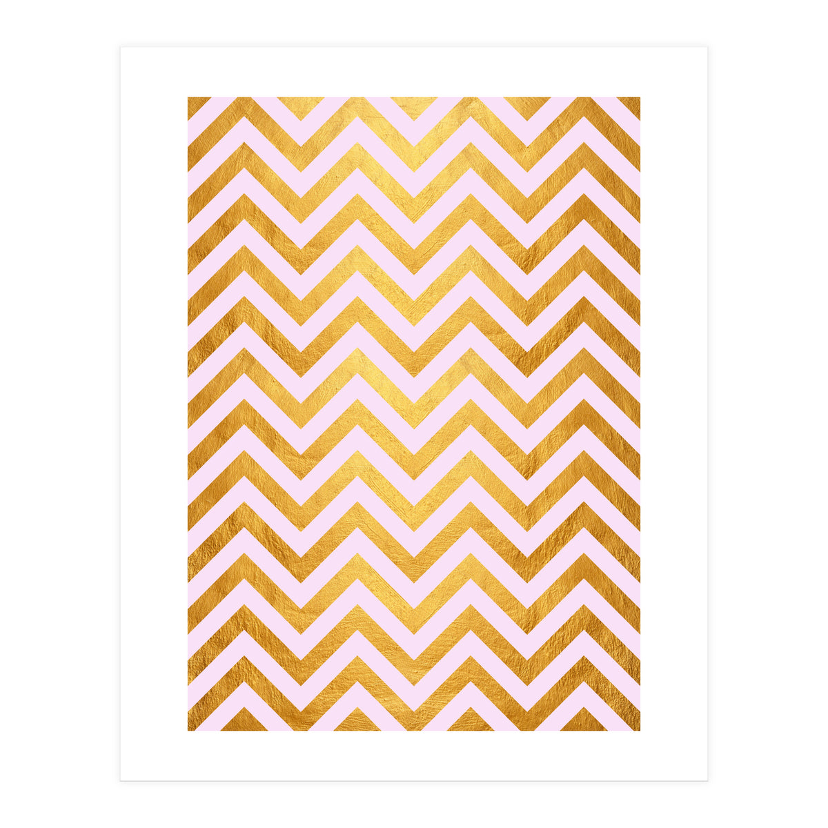Chevron Golden IV (Print Only)