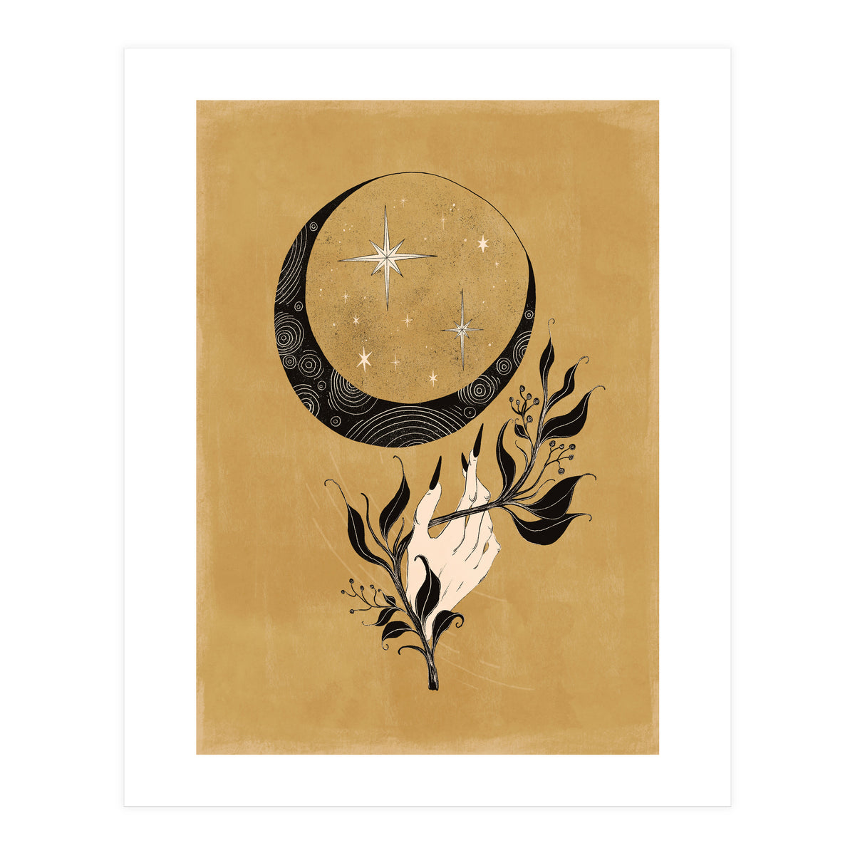 Wicked Hand With The Moon (Print Only)