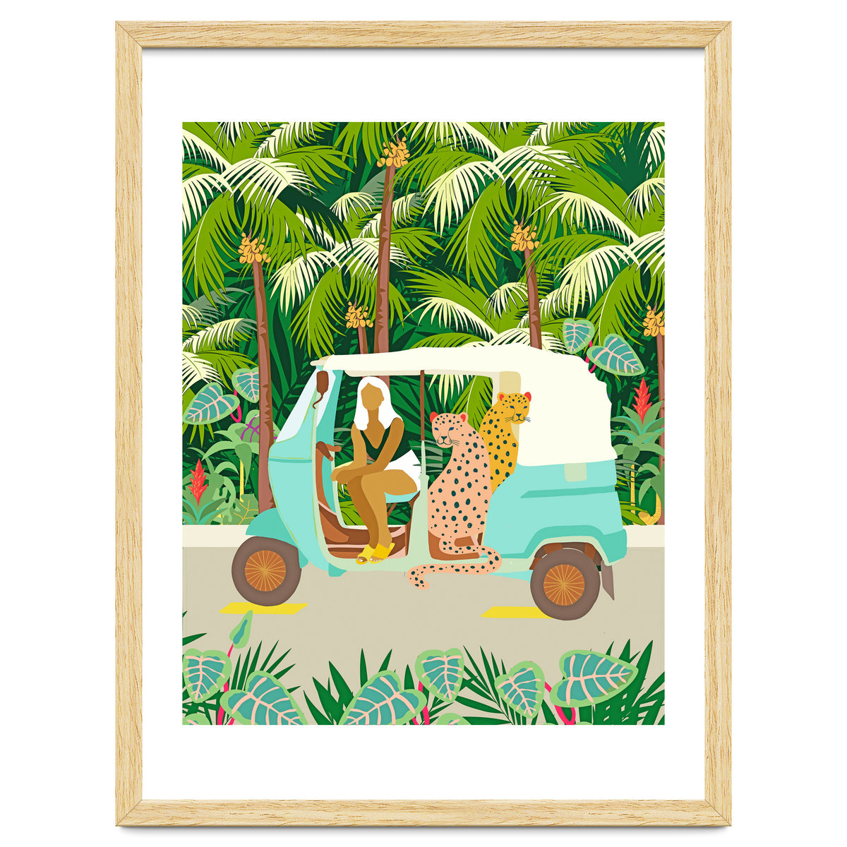 Rikshaw ride with Javan leopards in Bali | Tropical Nature Jungle Bohemian Wildlife Travel