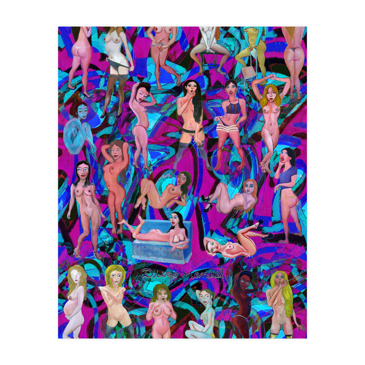 Chicas 3d 14 (Print Only)