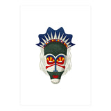 Tribal Mask 17 (Print Only) thumbnail