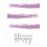 Text Art CHOOSE HAPPY | pink (Print Only) thumbnail