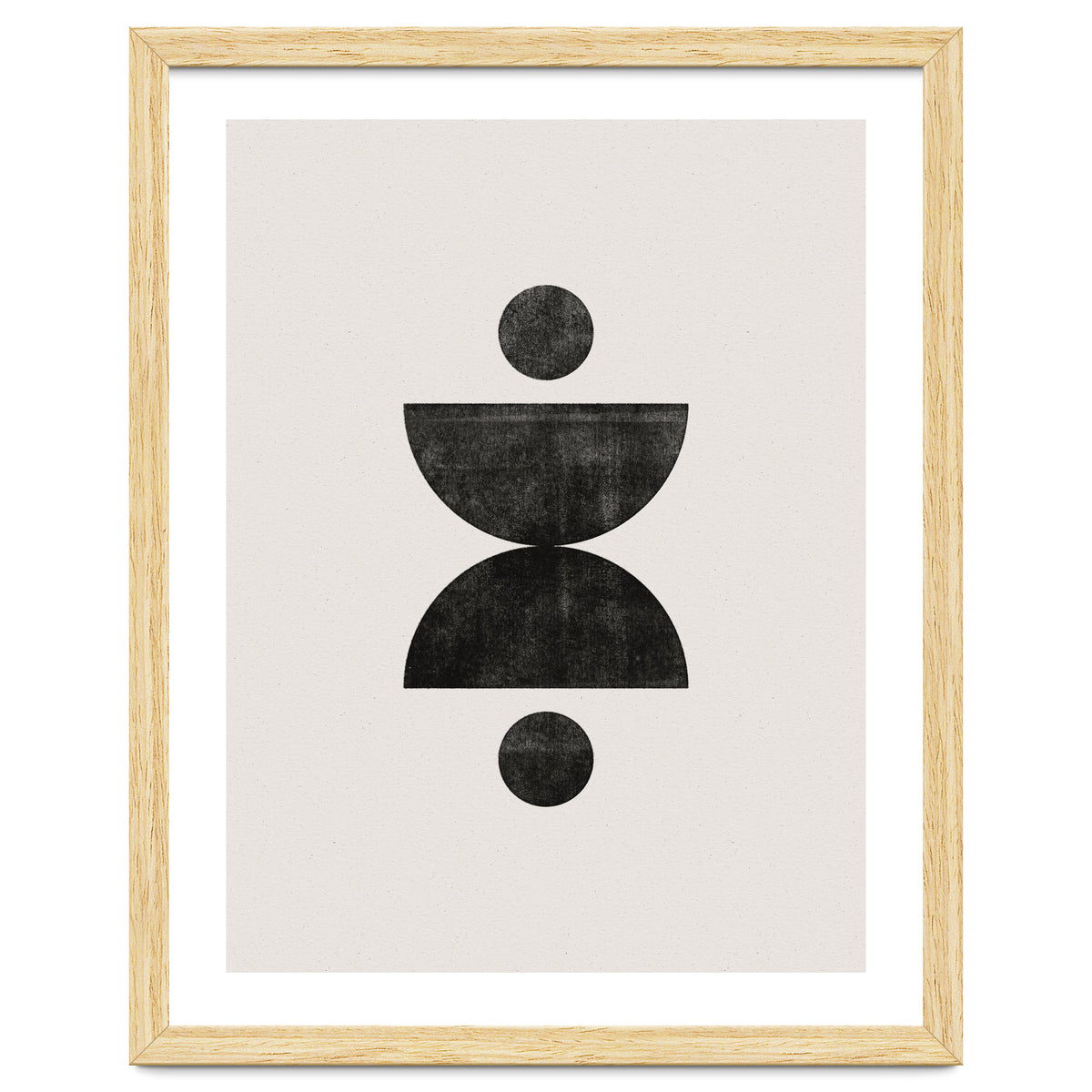 Mid-Century Modern No.16 - Woodblock Print