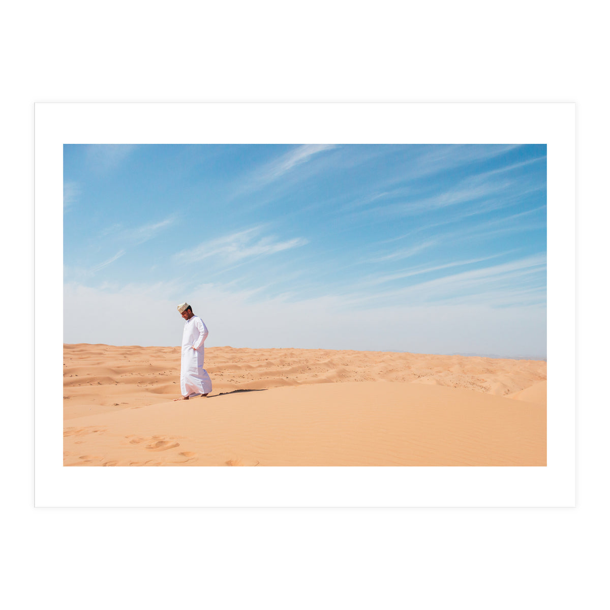 Arab In The Sahara Desert (Print Only)