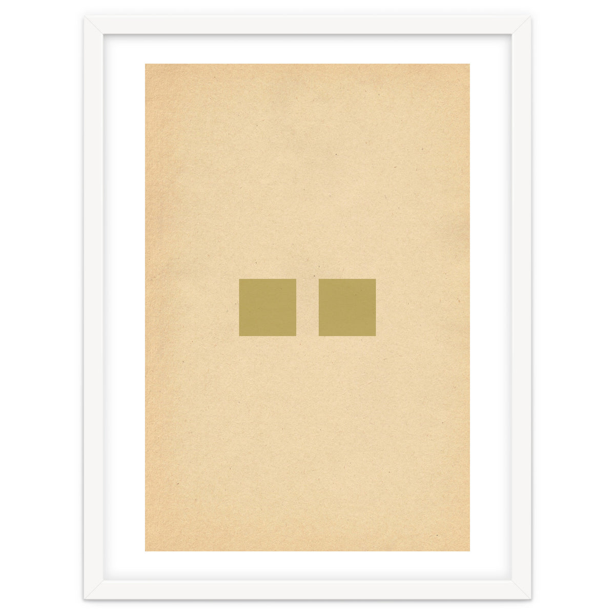 Minimalist green squares