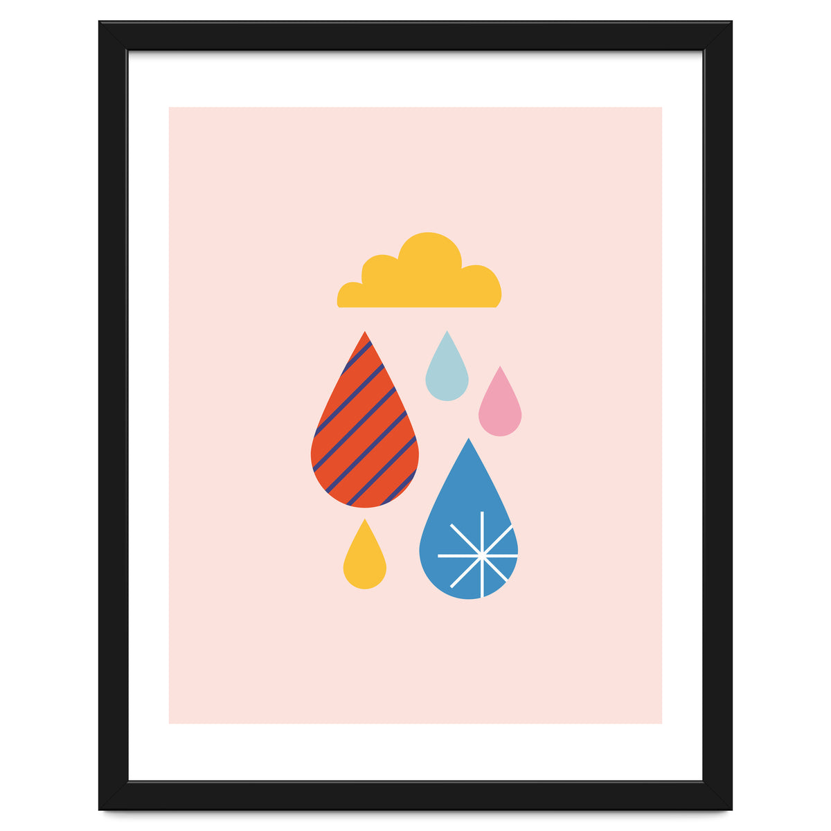 Raindrops And Cloud Rgb