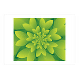 Abstract Green Floral Design 3D ART (Print Only) thumbnail