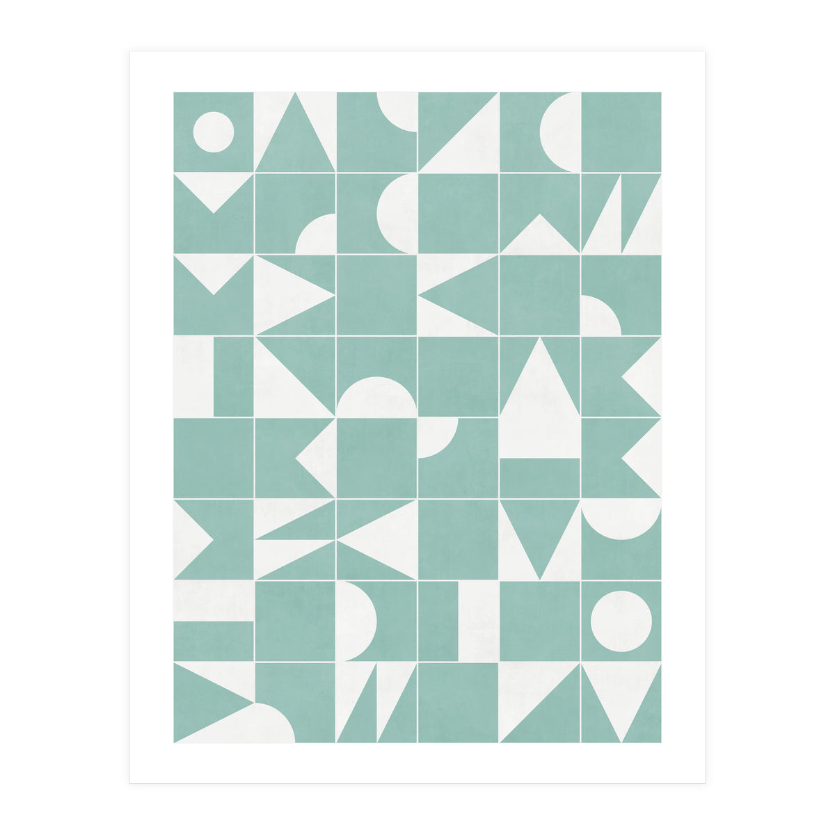 My Favorite Geometric Patterns No.16 - Light Blue (Print Only)