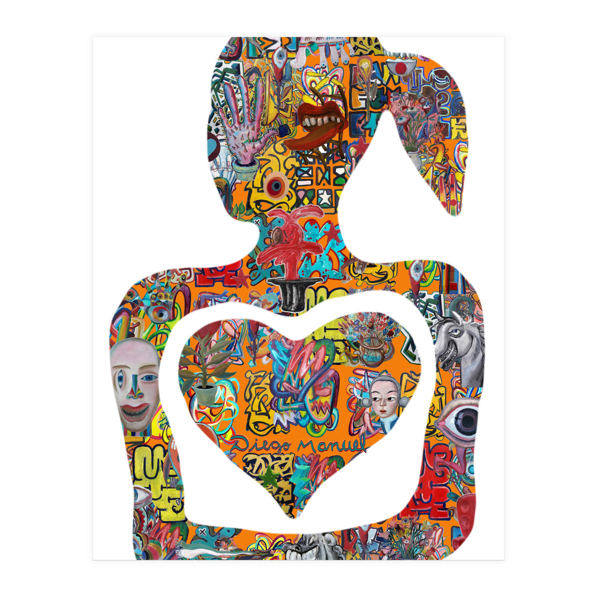 Mujer Digital 3 1  (Print Only)