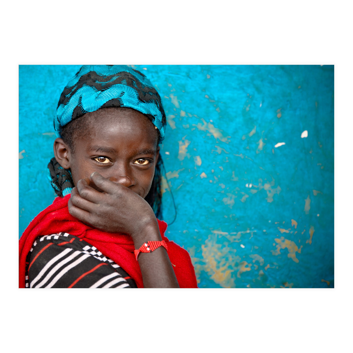 Blue, Red and the Girl (Print Only)