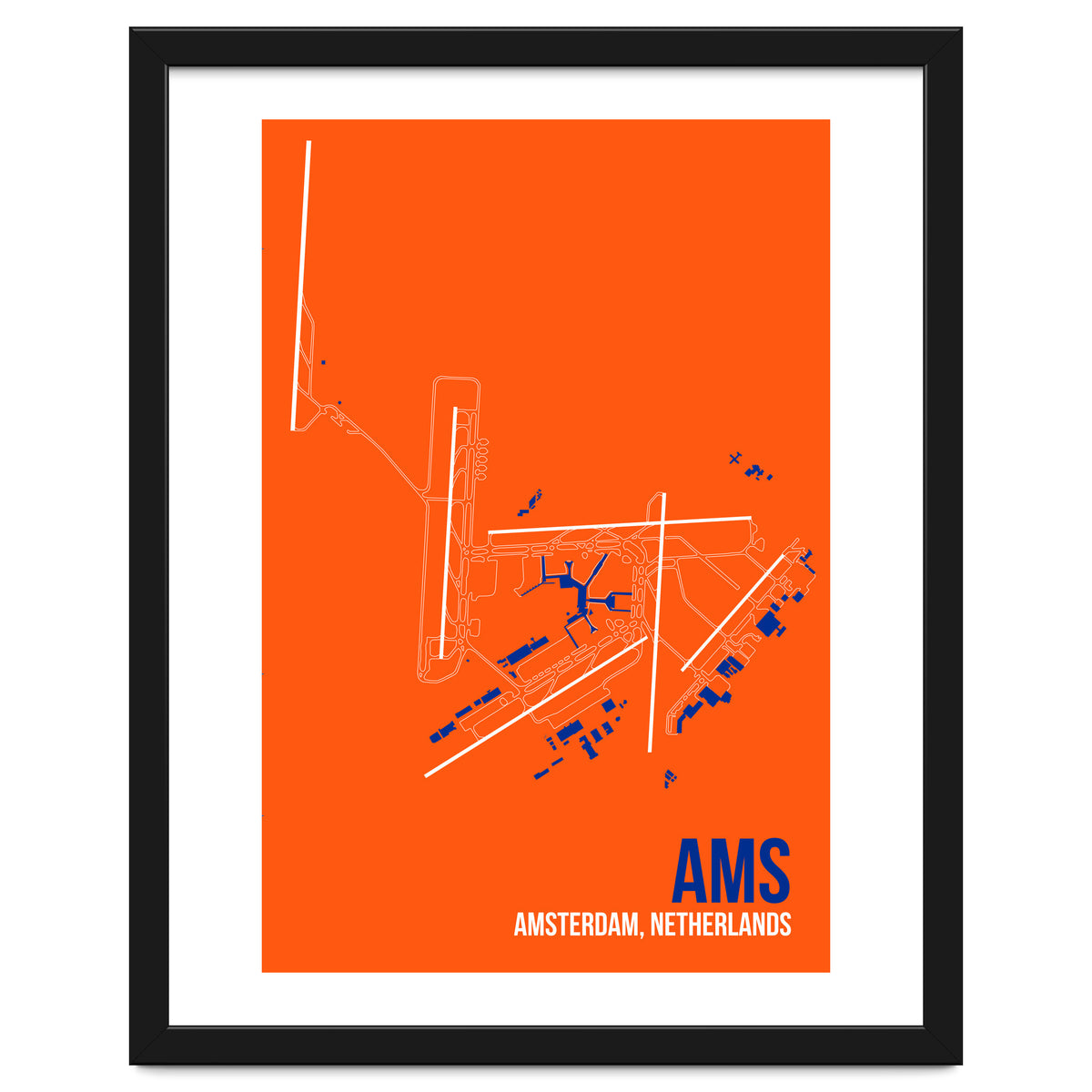 Amsterdam Airport Layout