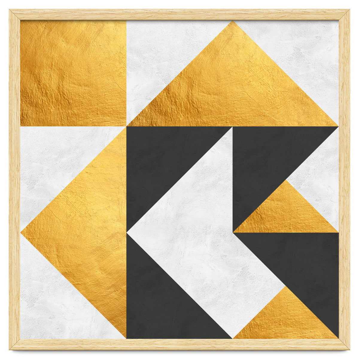 Gray and Gold Composition II