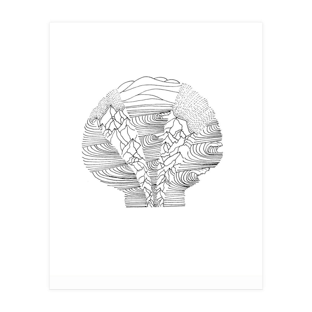 Salt&surf Scallop Waves (Print Only)