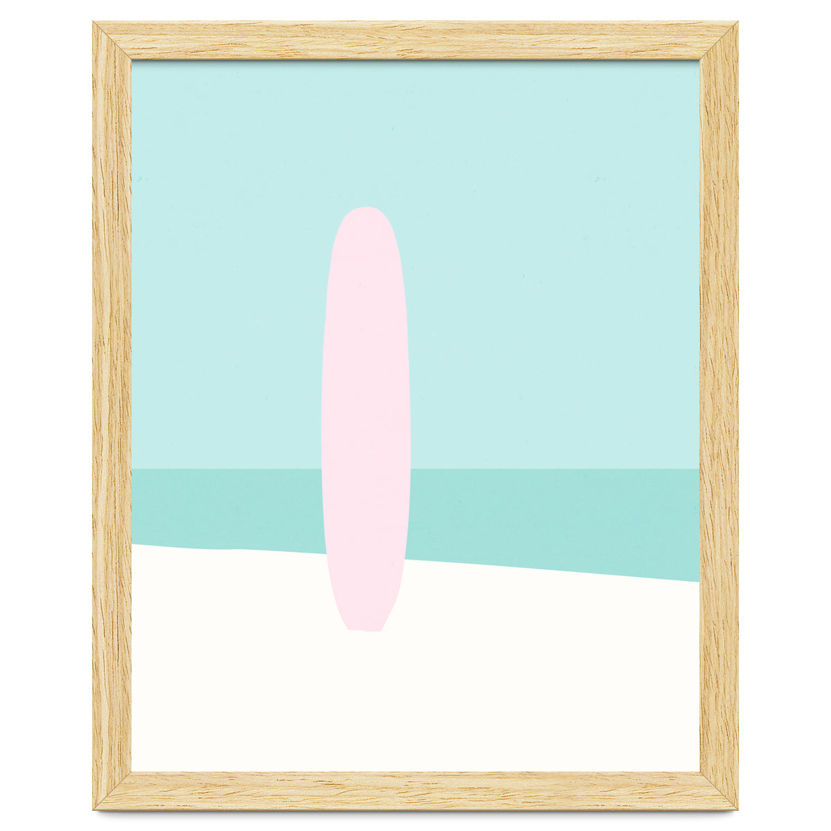 Minimal Surfboard - Turquoise Coast