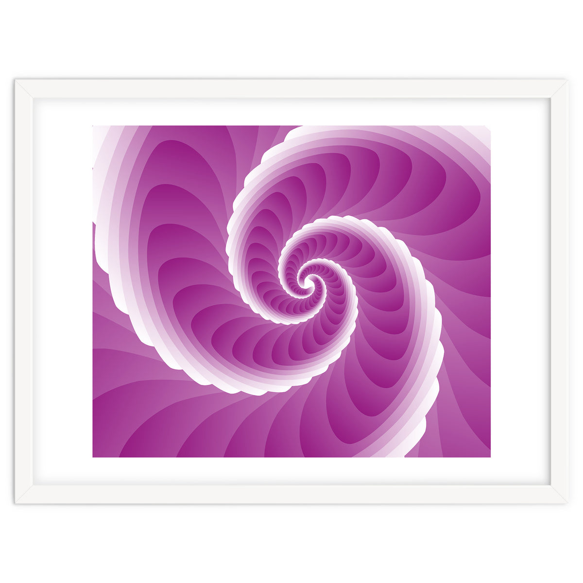 Abstract Pink Swirl