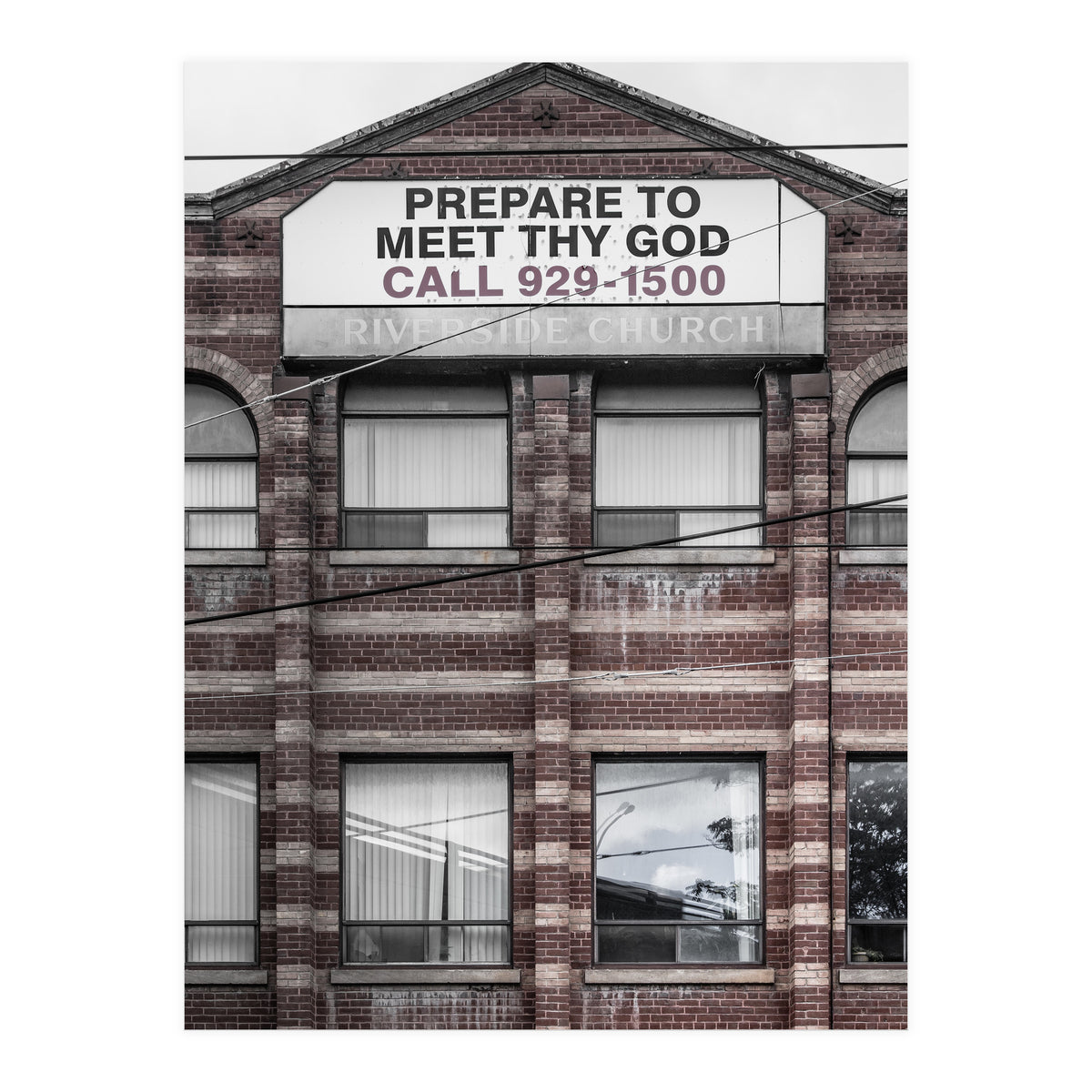 King Street East Methodist Church No 2 Color Version (Print Only)