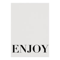 Enjoy White (Print Only)