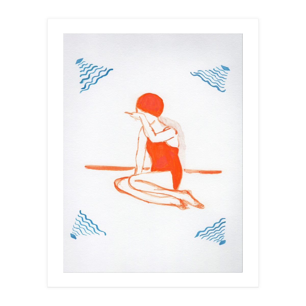 The swimmer (Print Only)