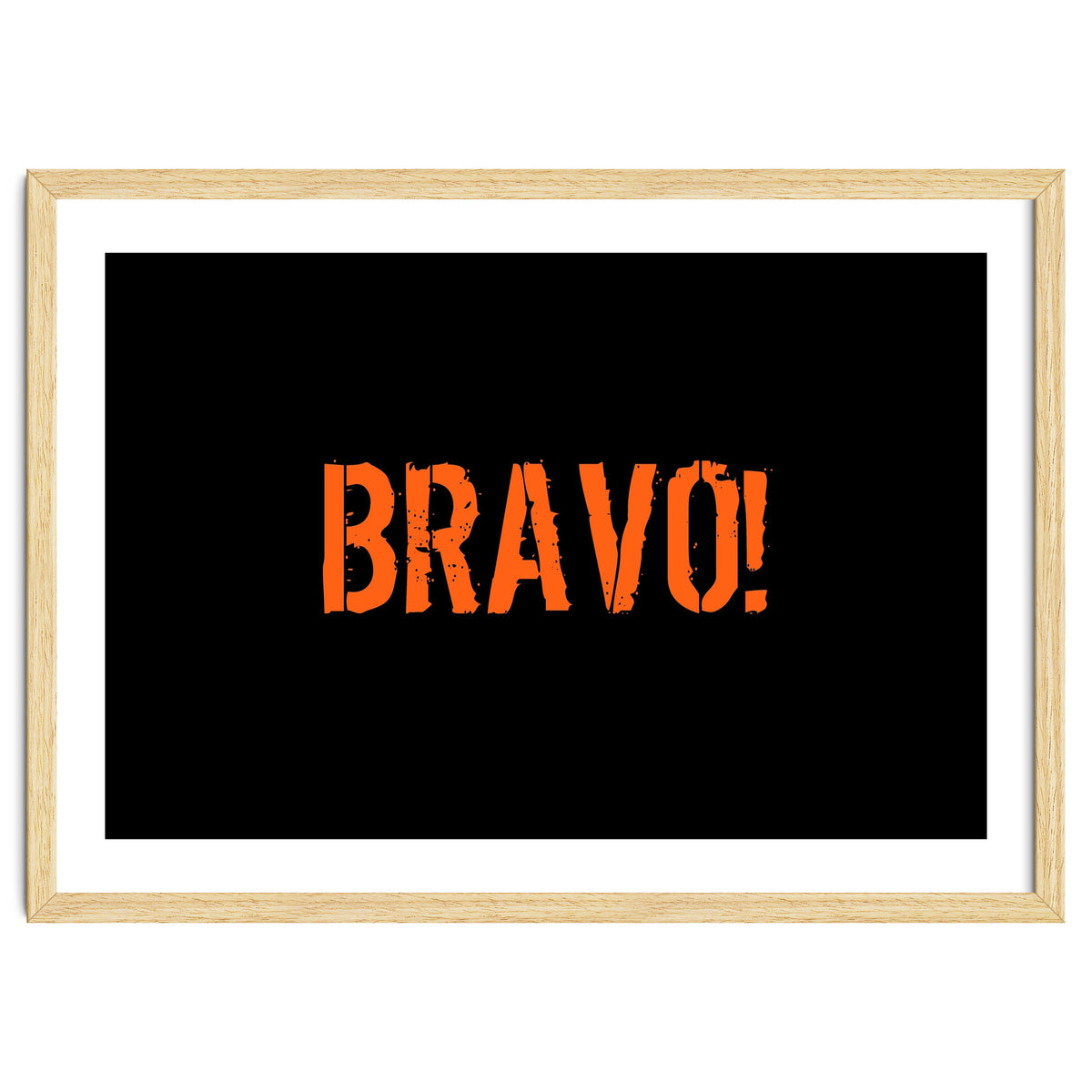 Bravo! Italian saying