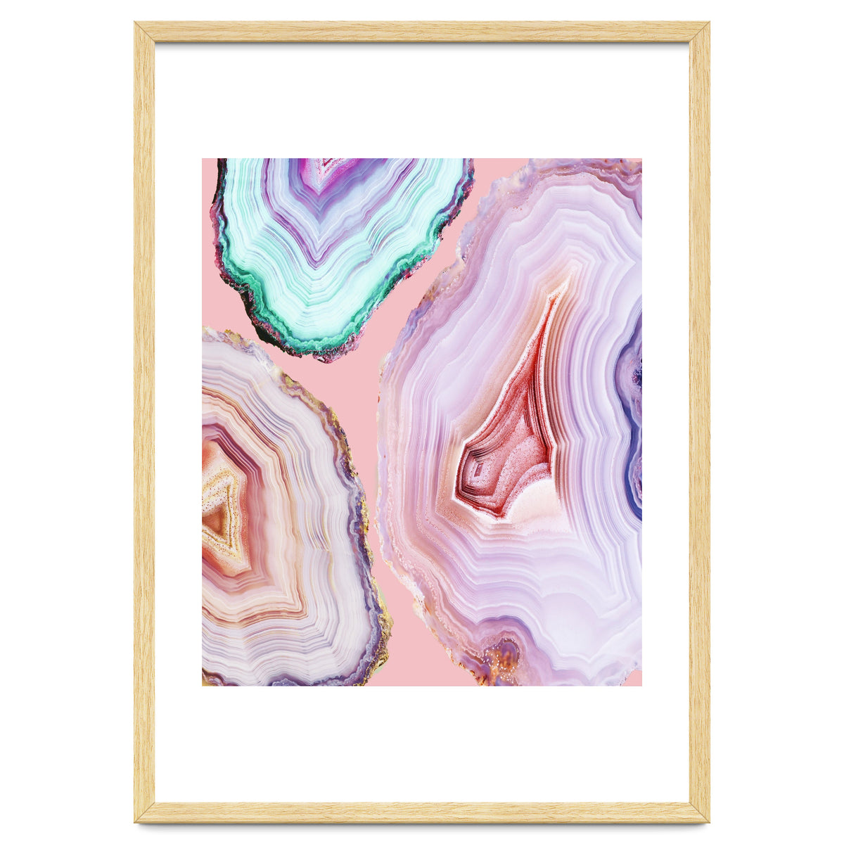 Mineral Agates #Glam collection